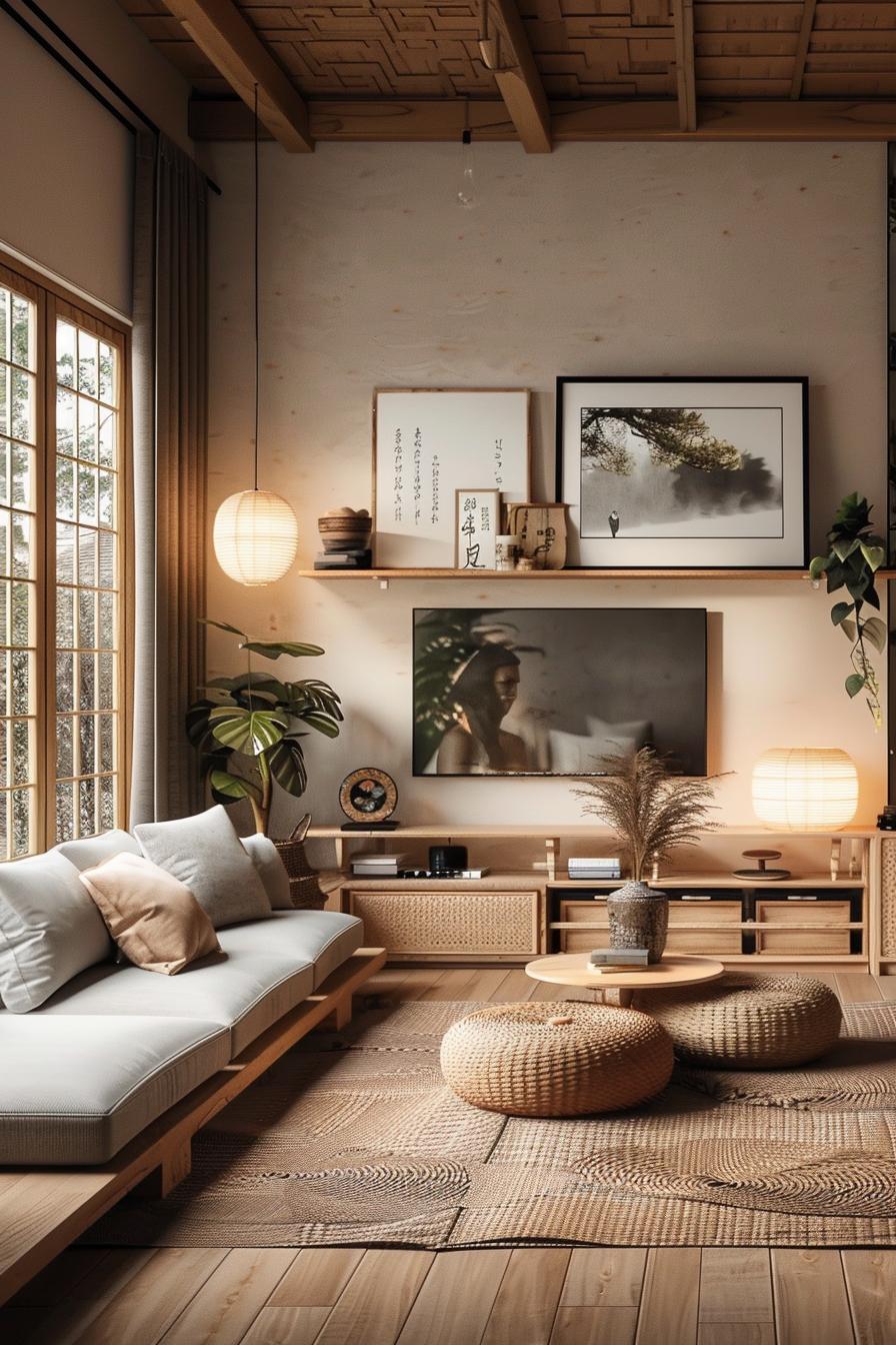 25 Genius tiny living room ideas 60 19. Japandi living room Inspiration-1