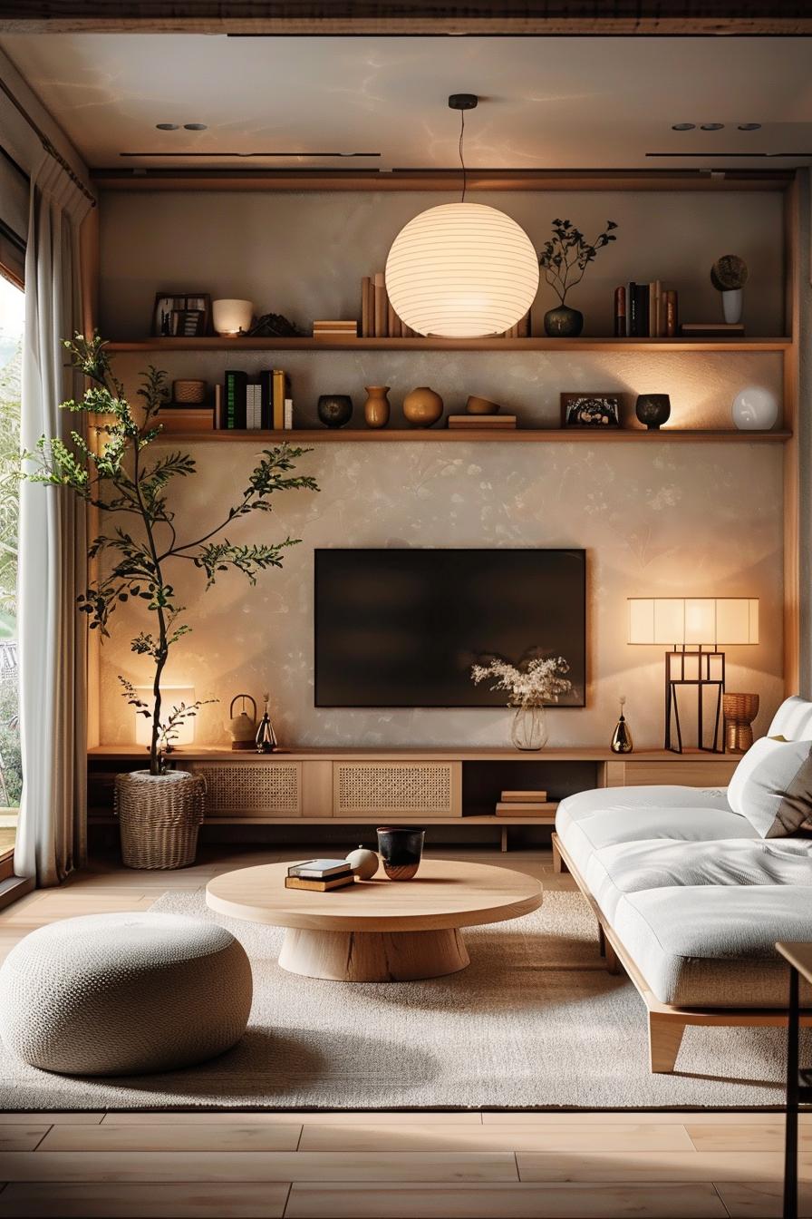 25 Genius tiny living room ideas 61 19. Japandi living room Inspiration-2