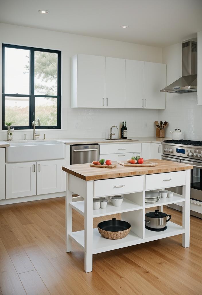 26 Genius Kitchen Island Ideen: Stil und Funktionalität 37 24. kinderfreundliche Insel mit Sicherheitsmerkmalen-0