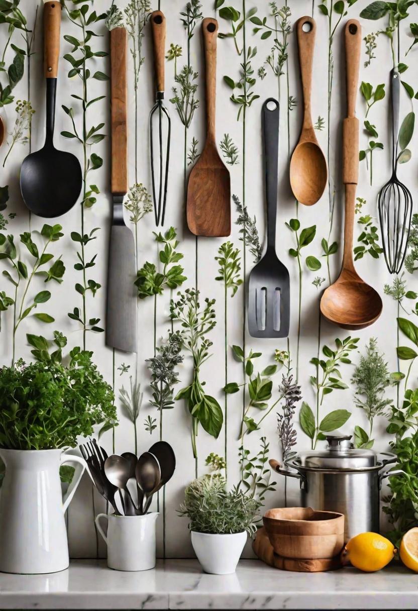 43 Inspiring Kitchen Decor Ideas: Stylish and Functional Accents 47 32. Kitchen Wallpaper Inspiration Ideas-0