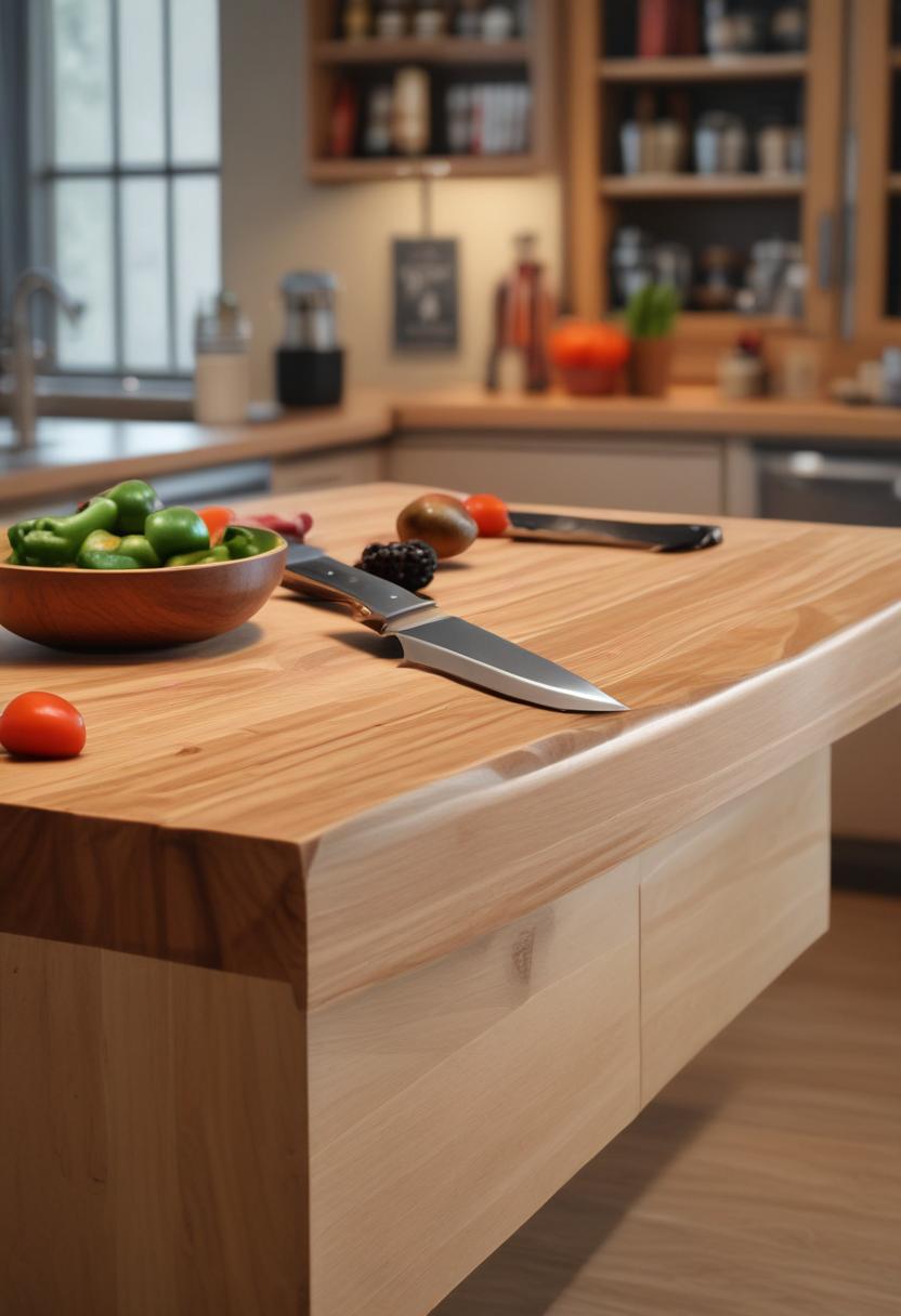 43 Inspiring Kitchen Decor Ideas: Stylish and Functional Accents 26 18. Knife Storage Butcher Block Solution-0