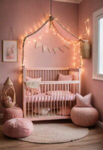 19 Dreamy Pink Boho Nursery Ideas: A Blend of Warmth, Whimsy, and Chic Bohemian Style