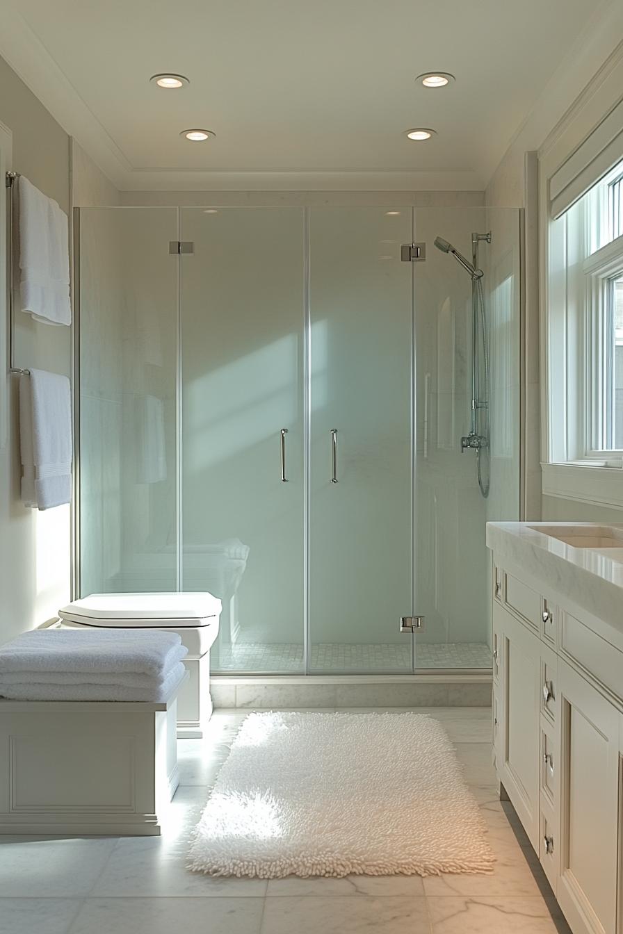 25 Genius tiny bathroom ideas for your makeover 39 14. Light-friendly data protection Solution-1