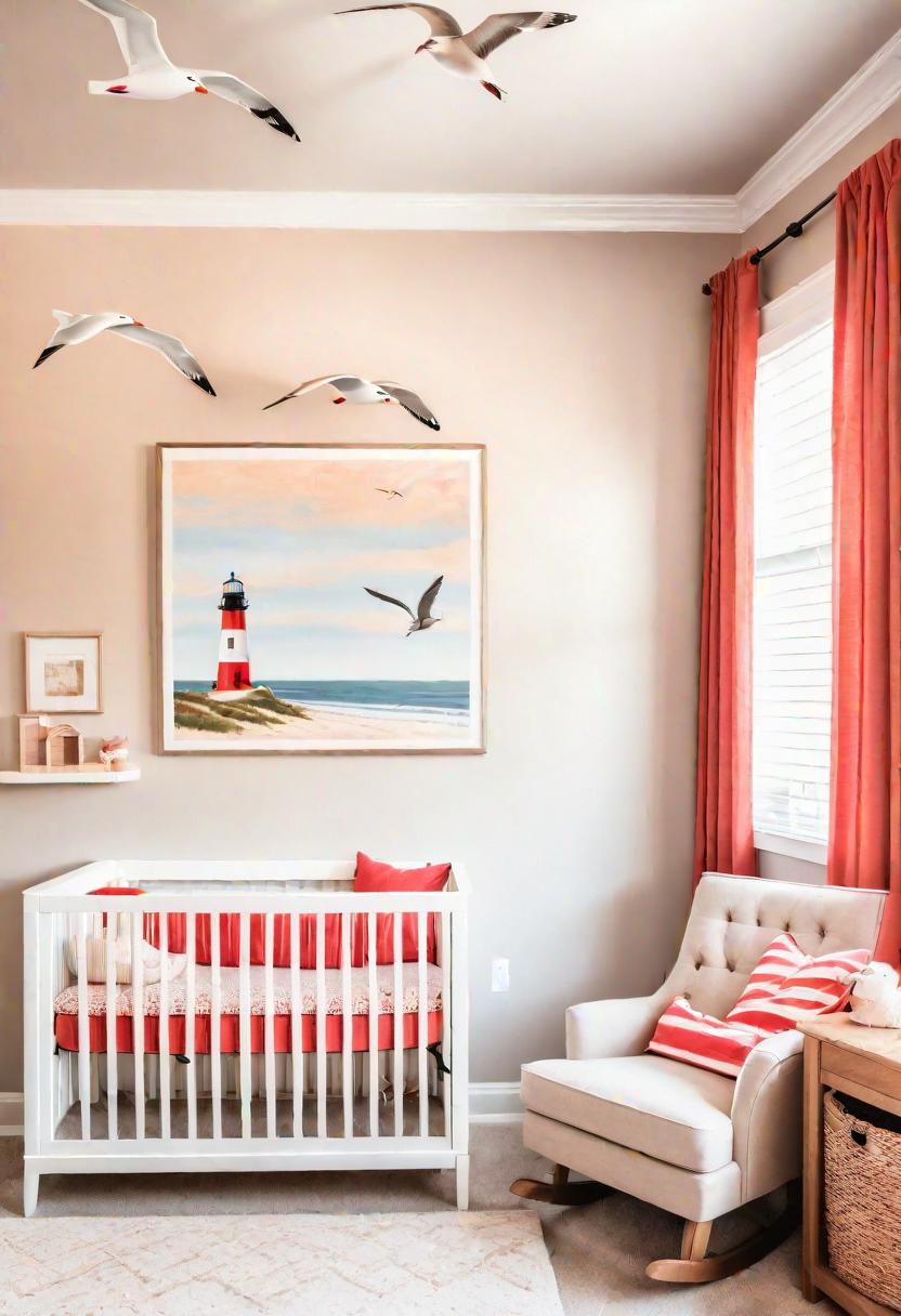 33 Enchanting Girl Nursery Ideas: Chic Decor for Her First Room 39 30. Lighthouse Nursery Decor Ideas-0
