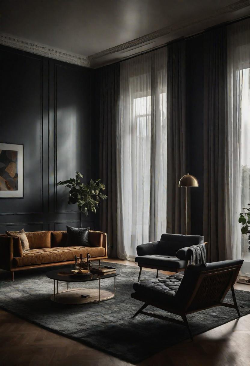 29 Moody Wohnzimmer Ideen: Erstellen Sie eine bezaubernde Atmosphäre 21 19. Beleuchtungsdrama im Wohnzimmer-0