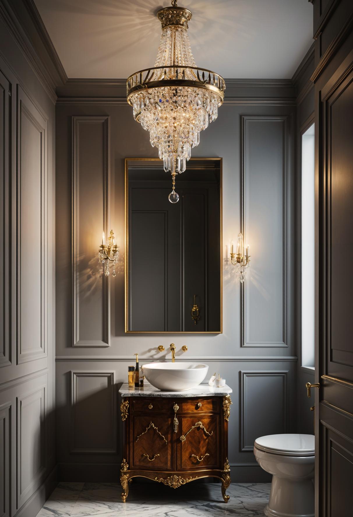15 Genius half bathroom decor ideas 18 11. Lighting adjustment for half a bathroom-0