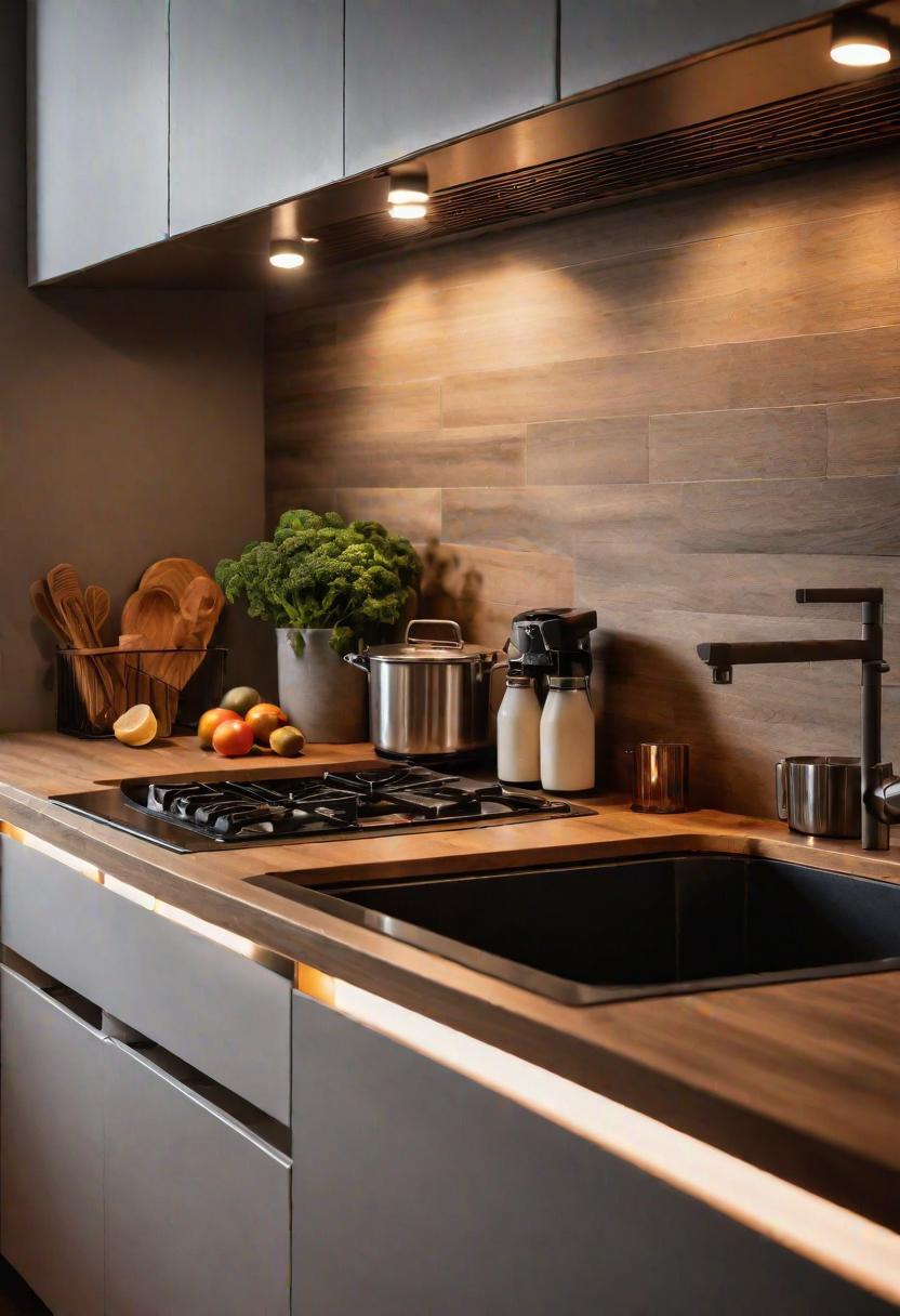 39 Clever Small Kitchen Ideas: Maximize Your Space with Stylish and Functional Designs 5 3. Lighting for Small Kitchens-0