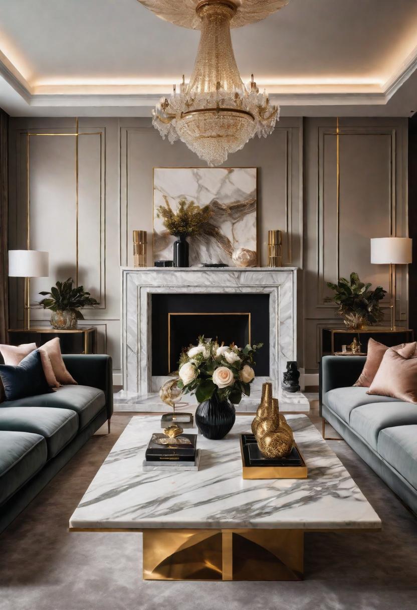 49 Modern Living Room Ideas: Create a Contemporary Haven 13 9. Luxe Living Room Design Ideas-1
