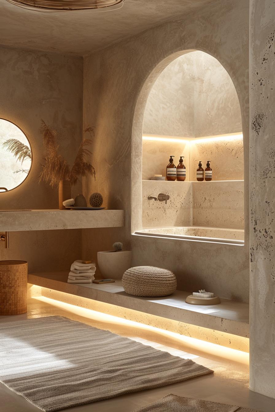 19 breathtaking modern bathroom designs for your home 22 11. Luxury niche lighting ideas-0