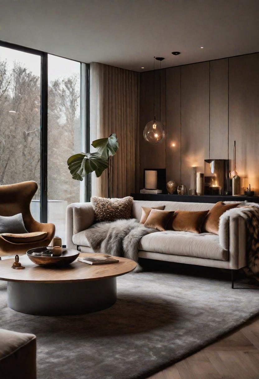 43 Modern Living Room Inspirations: Chic, Spacious, and Vibrant 31 29. Luxurious Textural Living Room Decor-0