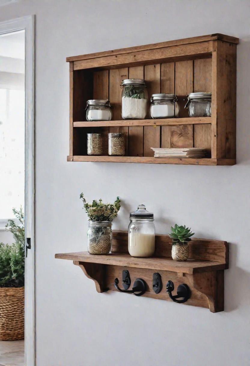 39 Chic Small Entrance Hall Ideas: Creative Solutions for Welcoming Spaces 39 34. Mason Jar Storage Ideas-1