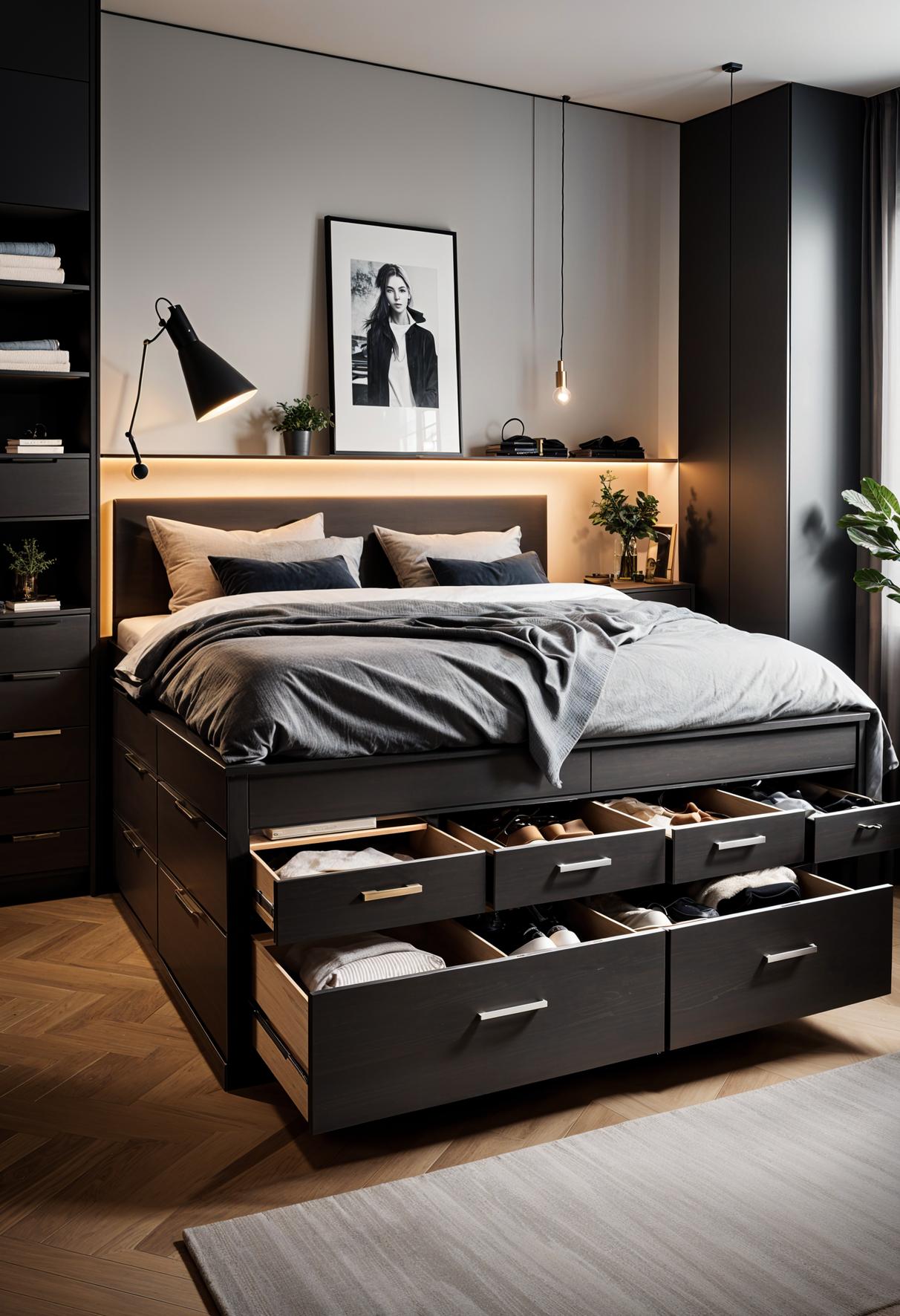15 clever tiny bedroom ideas that you have to see 7 2. Maxify the bedroom storage space-1