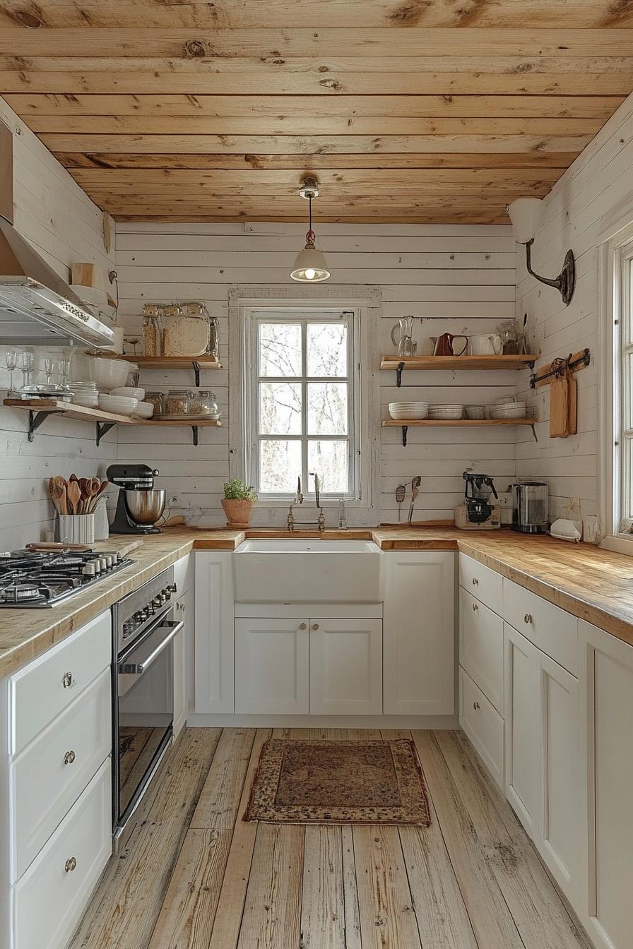 20 Genius tiny kitchen ideas for small apartments 62 20. maximizing the vertical memory with hanging racks-0