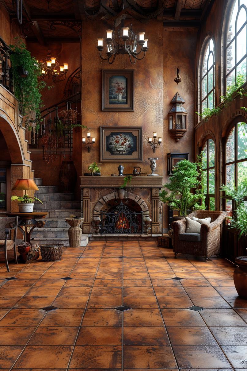 19 unique earthy living room ideas for a cozy makeover 63 18. Mediterranean earthy living room aesthetic-3