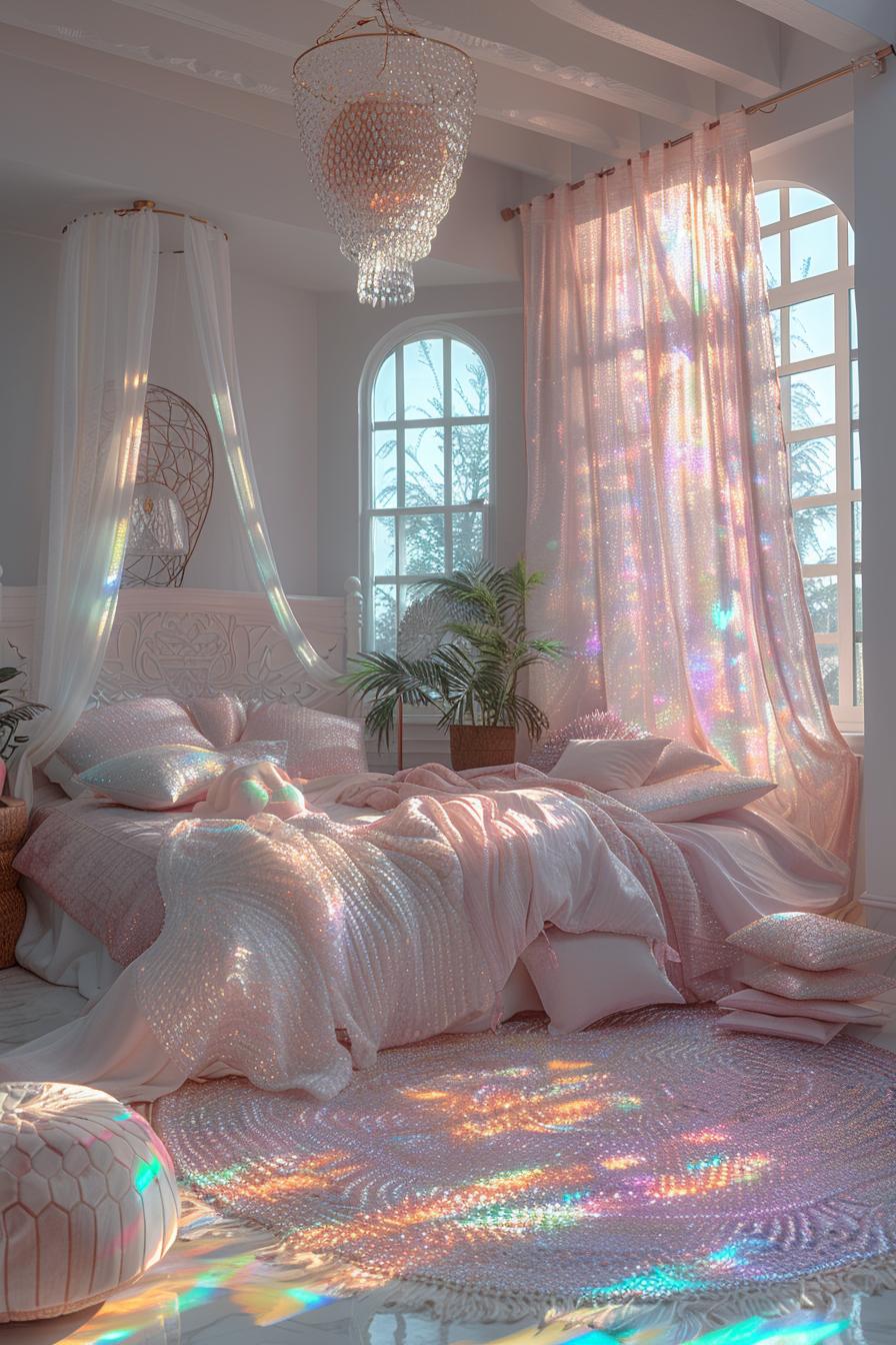 15 dreamy pink coastal bedroom ideas: beach & aesthetics 20 7. Mermaid's Cove: Pink Coastal Bliss-0