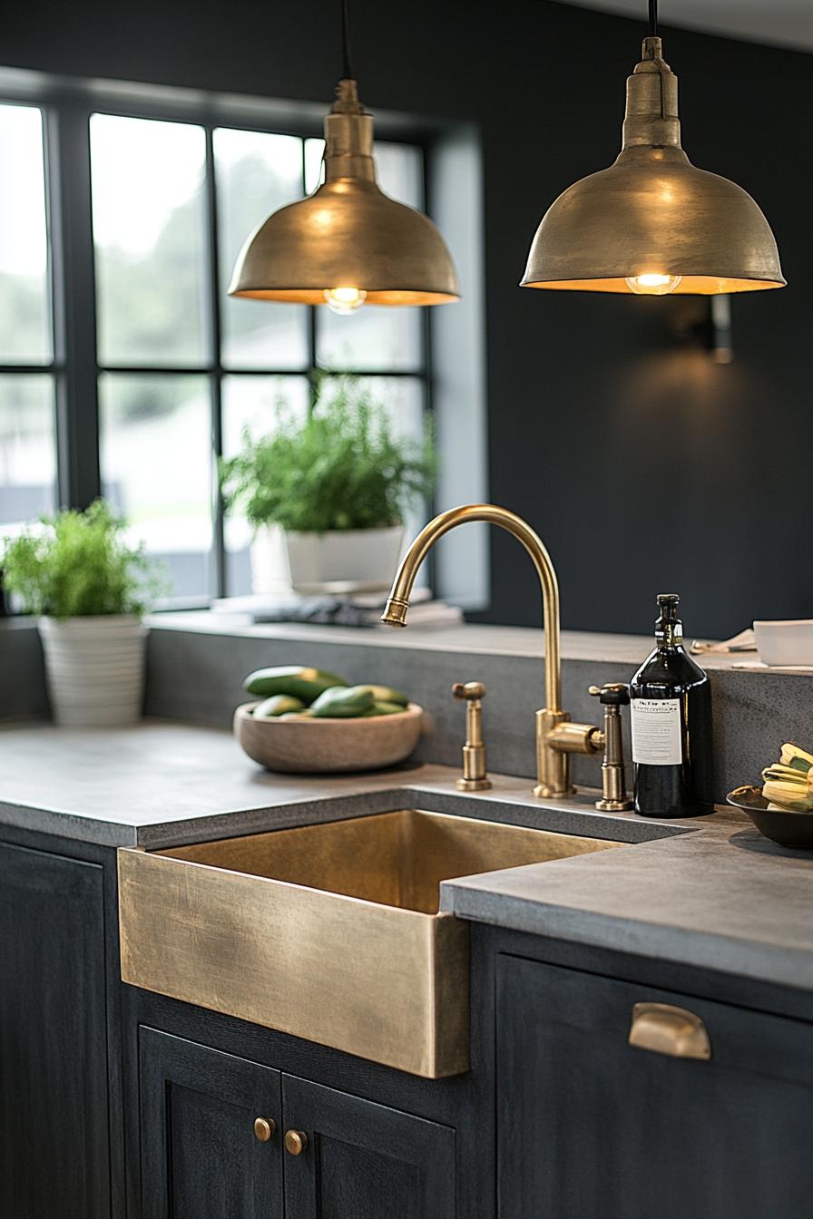 20 Genius tiny kitchen ideas for small apartments 34 11. Metallic fusion for small rooms 0