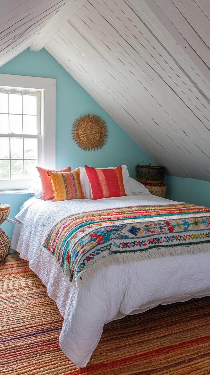 20 super cozy small roof tree bedroom ideas today 63 63 to explore 63 20. Mexican fiesta escape with brave, bright colors, terracotta pots and traditional ceramic-2