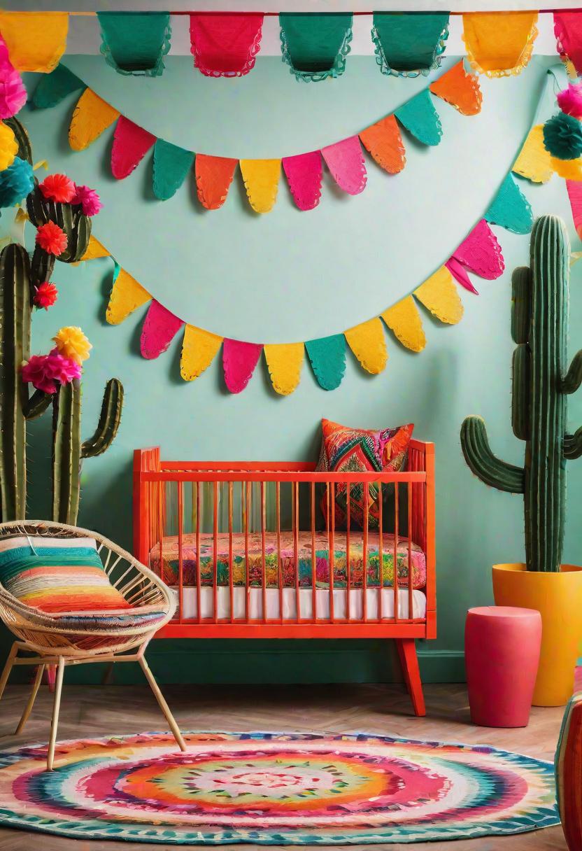 61 Dreamy Nursery Room Inspirations: From Cozy Corners to Whimsical Themes 49 29. Mexican Fiesta Nursery Inspiration-1