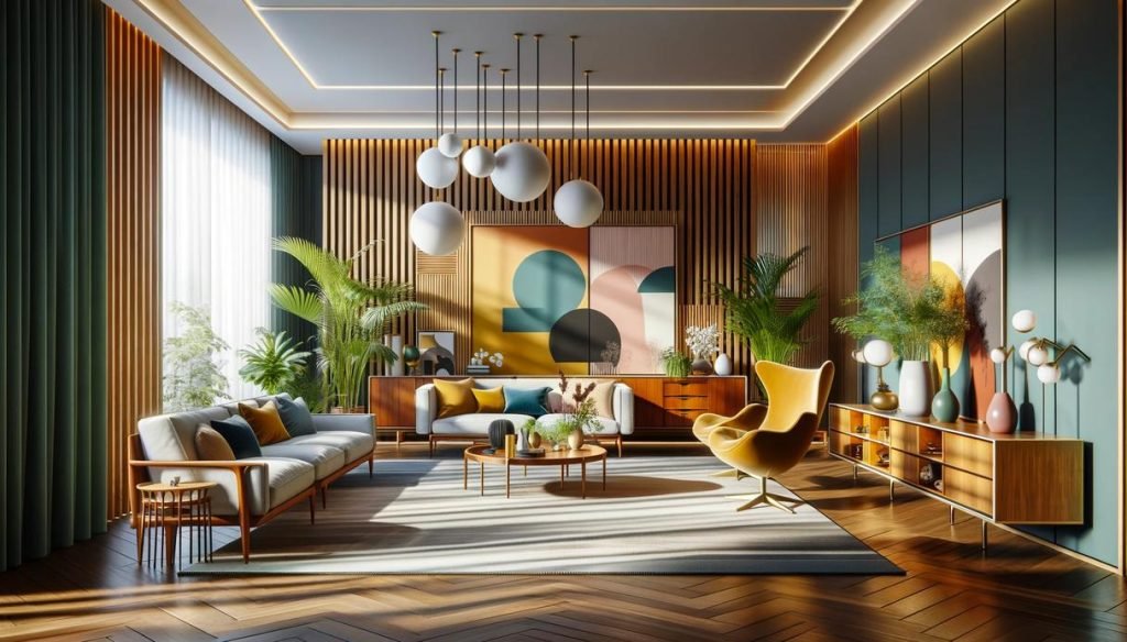 25 breathtaking modern living room color palette from the middle of the century to increase your home 4 In the middle of the century modern living room ideas - 1