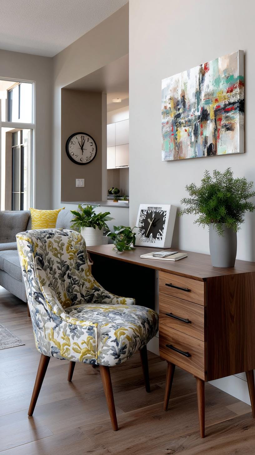 21 clever small office ideas for home and work areas 43 15th in the middle of the century modern corner with vertical memory-2