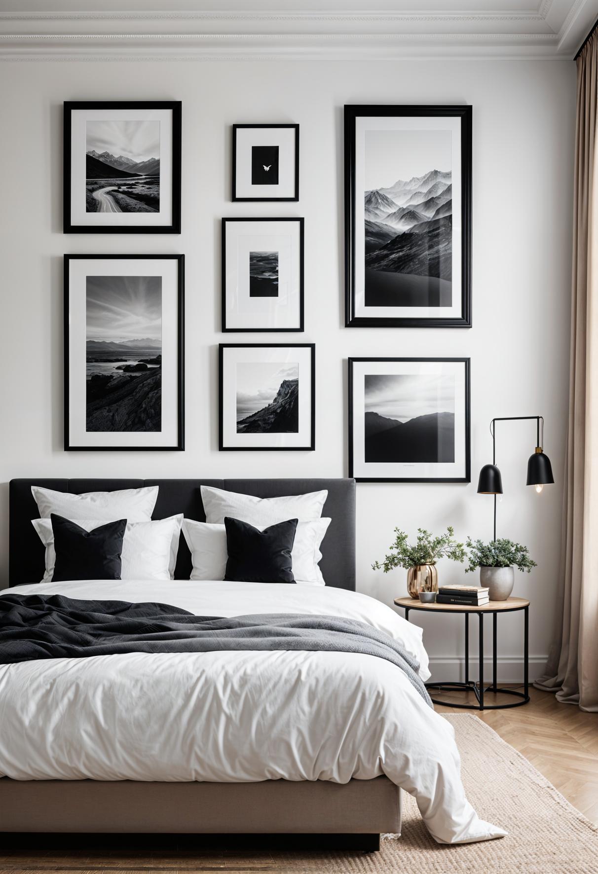 39 Dreamy Bedroom Decor Ideas (New) 34 28. Minimalist Monochrome Bedroom Decor-0