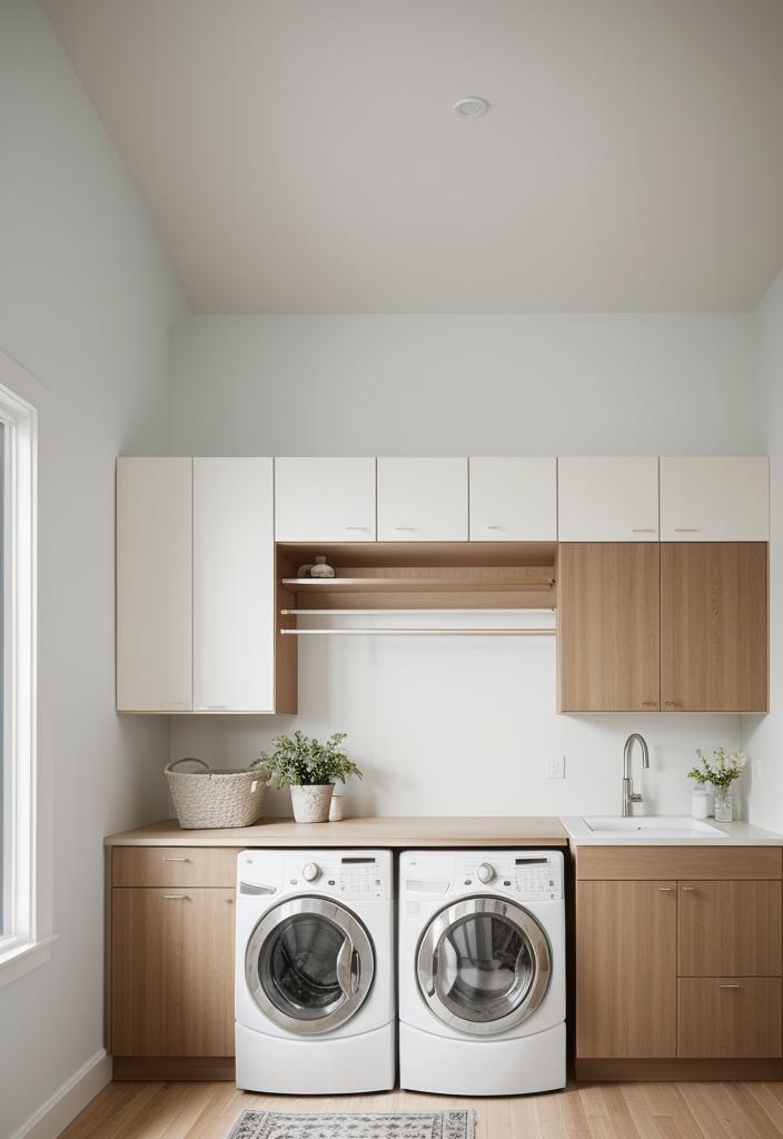 20 innovative wash cabinet cabinet ideas: stylish storage solutions 21 16. Minimalist Scandinavian wash cabin cabinet-0