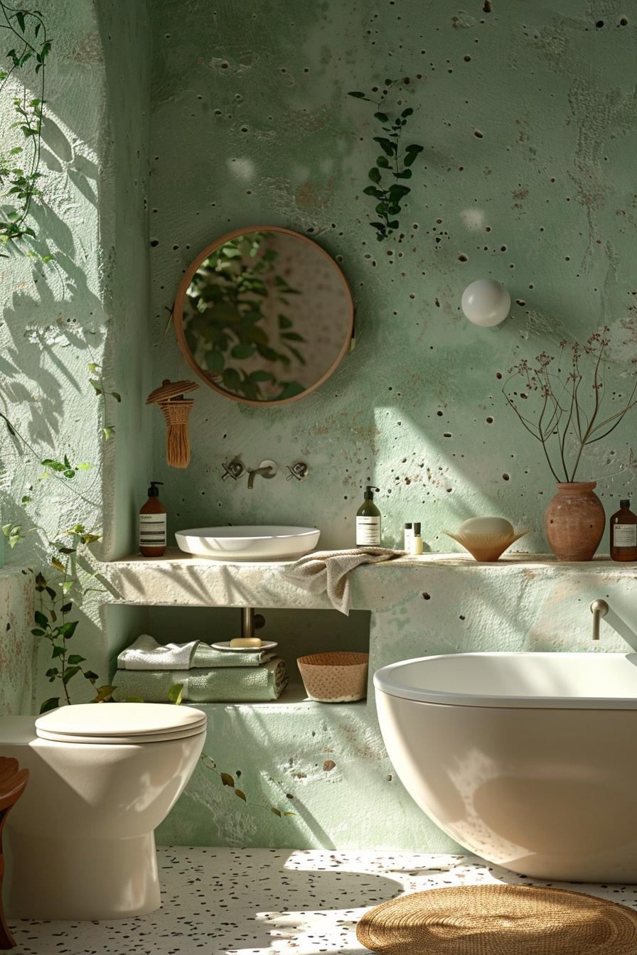 15 trendy bathroom colors for a breathtaking makeover 31 31 11. Minty fresh bathroom color ideas-1