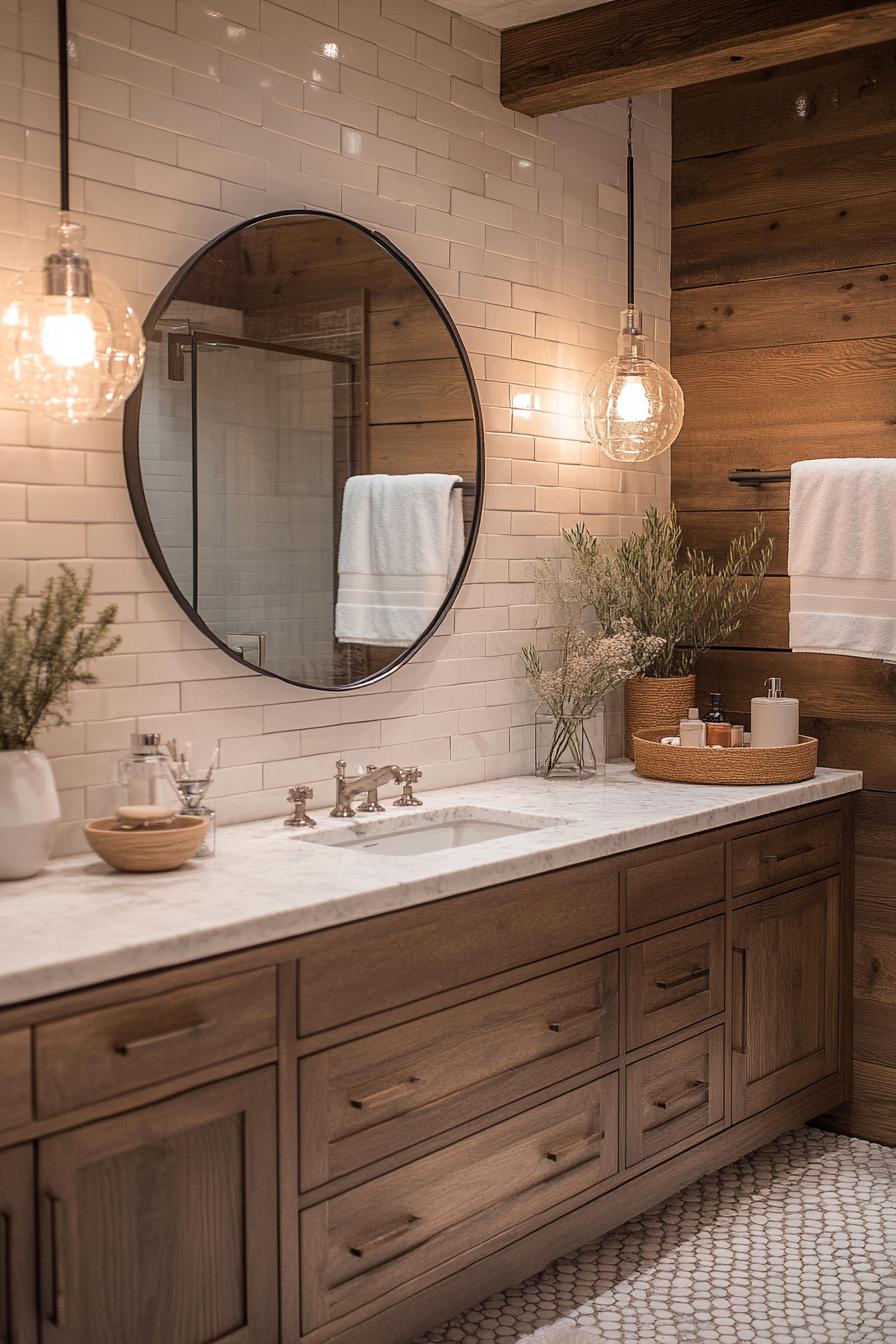15 new bathroom design trends for 2024 and 2025 30 10. Mirror Statement: Single Eitelity Elegance-0