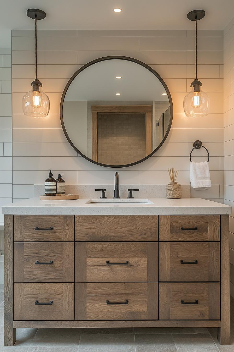 15 new bathroom design trends for 2024 and 2025 32 10. Mirror Statement: Single Eitelity Elegance-2