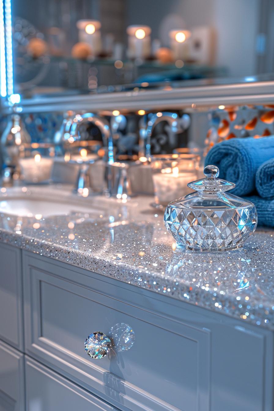 15 beautiful bathroom -guideline designs to improve your room 22 9. Rocked vanity for glamorous touch-0
