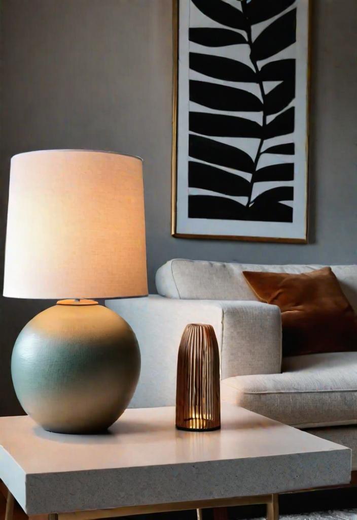27 schöne Mitte des Jahrhunderts moderne Wohnzimmer 15 12. Moderne Keramiktischlampen-0