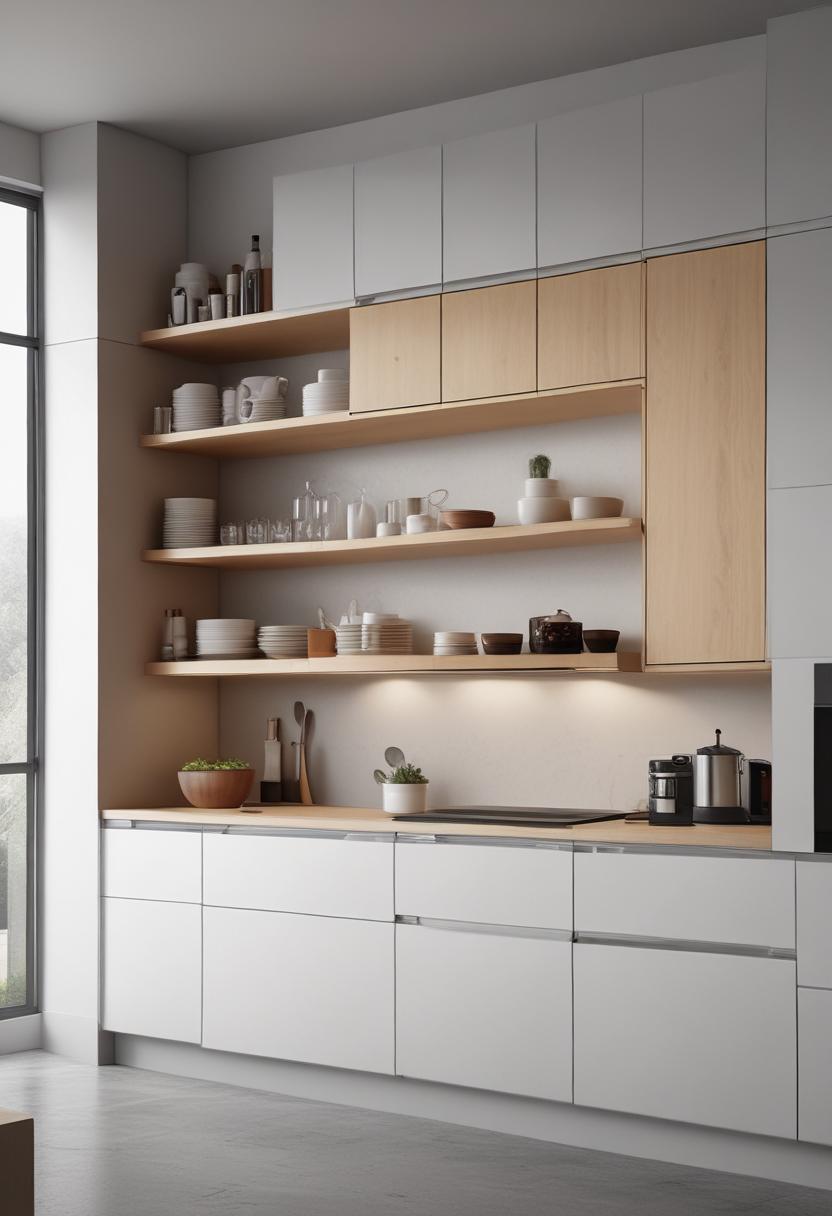 21 Inspirational kitchen cabinet ideas: From modern to classic designs 12 7. Modern floating kitchen cabinets-1