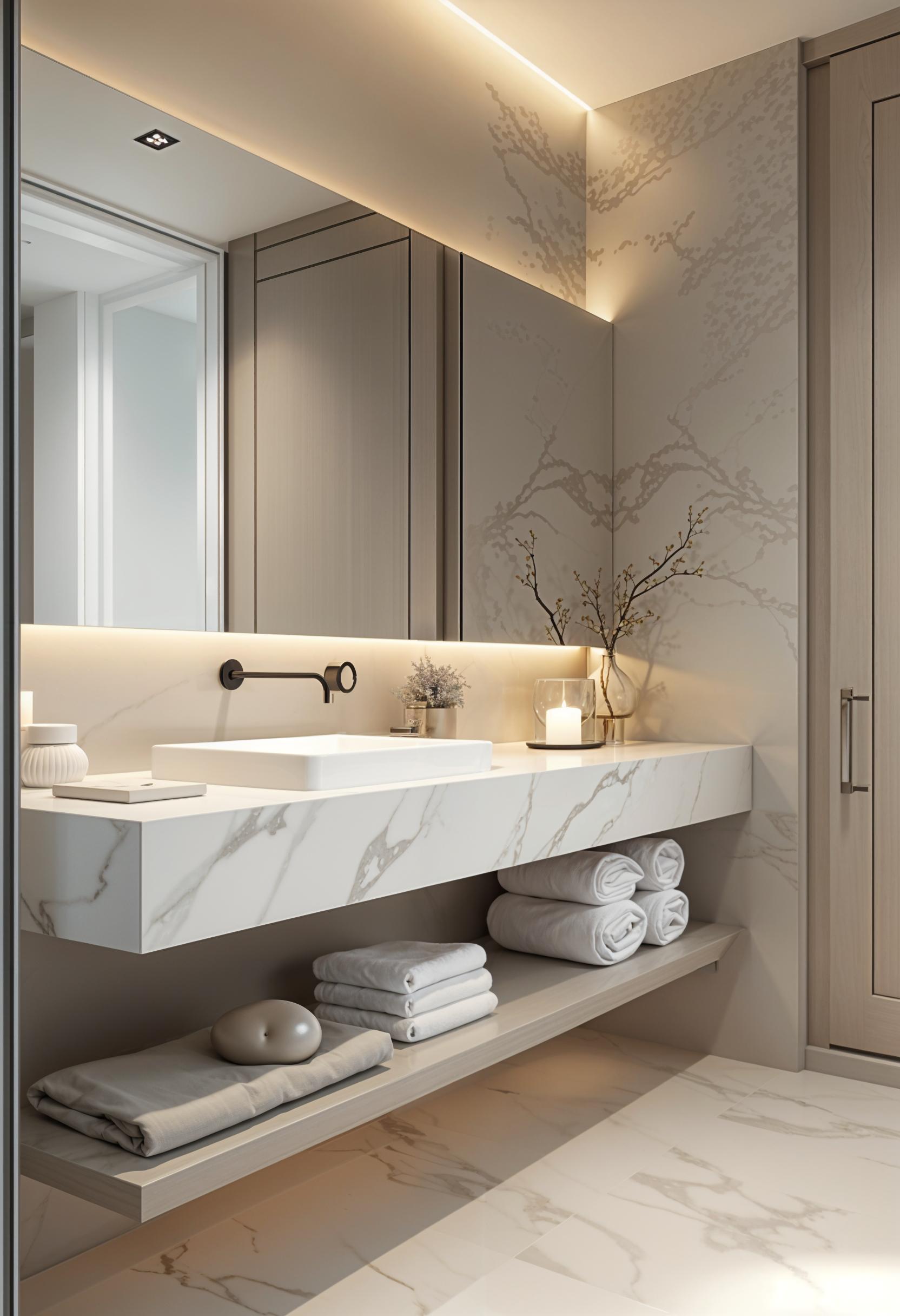 15 new bathroom design trends for 2024 and 2025 11 3 .. Modern floating vanity styles-1