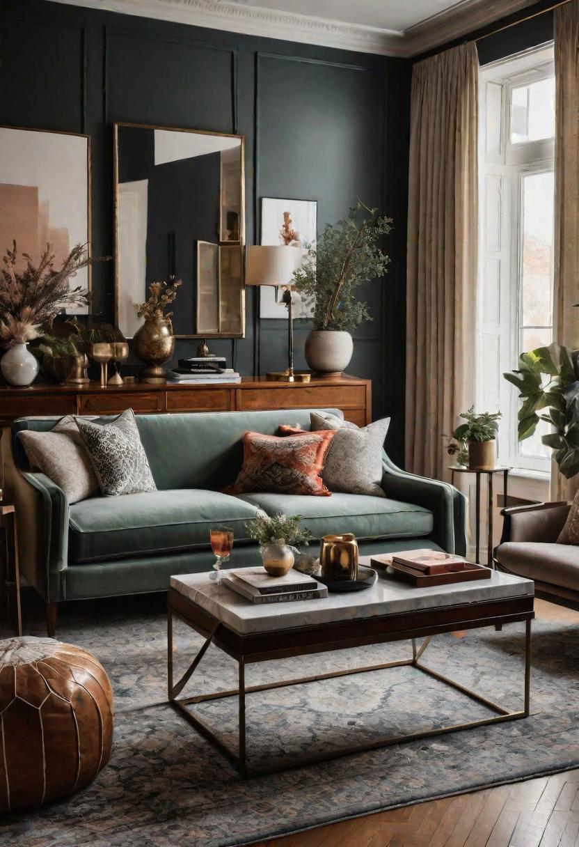 49 Modern Living Room Ideas: Create a Contemporary Haven 51 42. Modern Grandmillennial Living Room Ideas-0