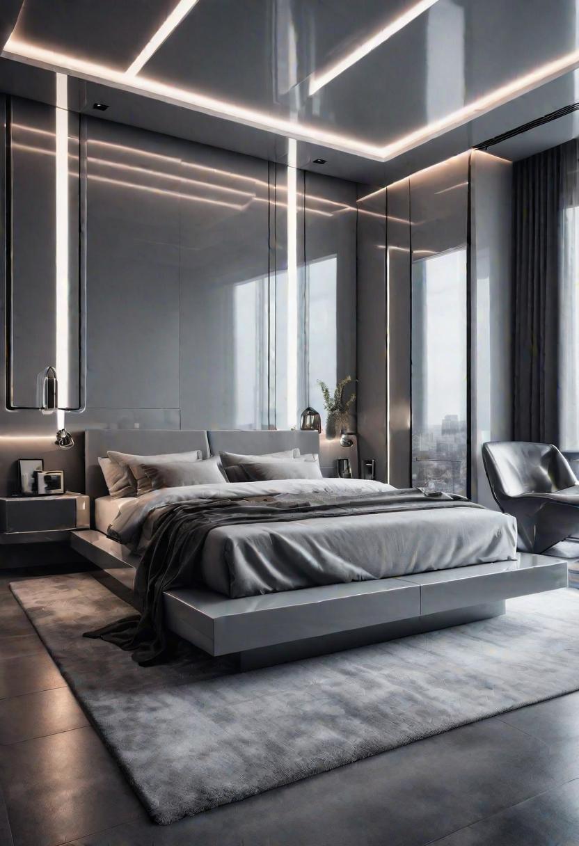 47 Stunning Grey Bedroom Ideas for An Elegant Bedroom Design 23 21. Modern Grey Bedroom Inspiration-0