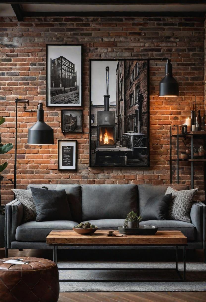 37 Cozy Contemporary Living Room Ideas: Modern Elegance 5 3. Modern Industrial Living Room-0