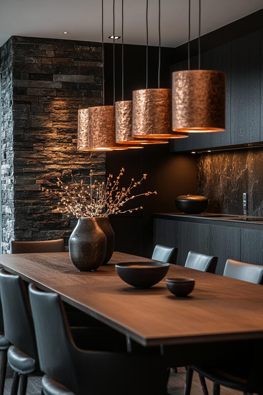 23 breathtaking modern dining tables from the middle of the century, which they worship 59 22. Modern lighting for the ambience of the restaurant-0