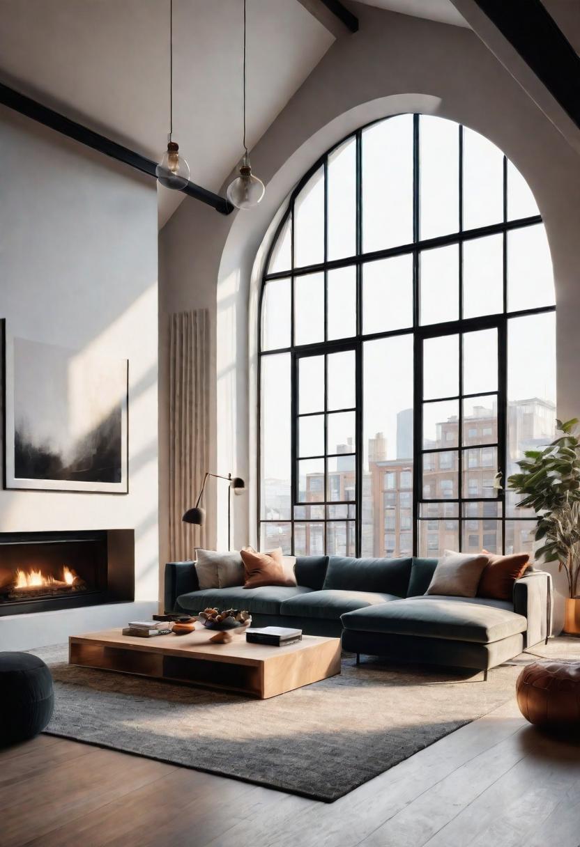 49 Modern Living Room Ideas: Create a Contemporary Haven 28 21. Modern Loft Living Inspiration-1