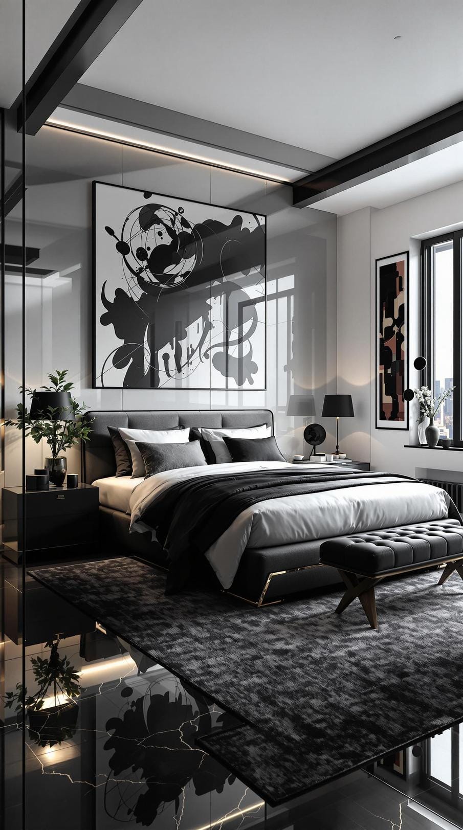 20 beautiful loft bedroom ideas for copying 44 13. Modern Monochromes Loft-Design-1