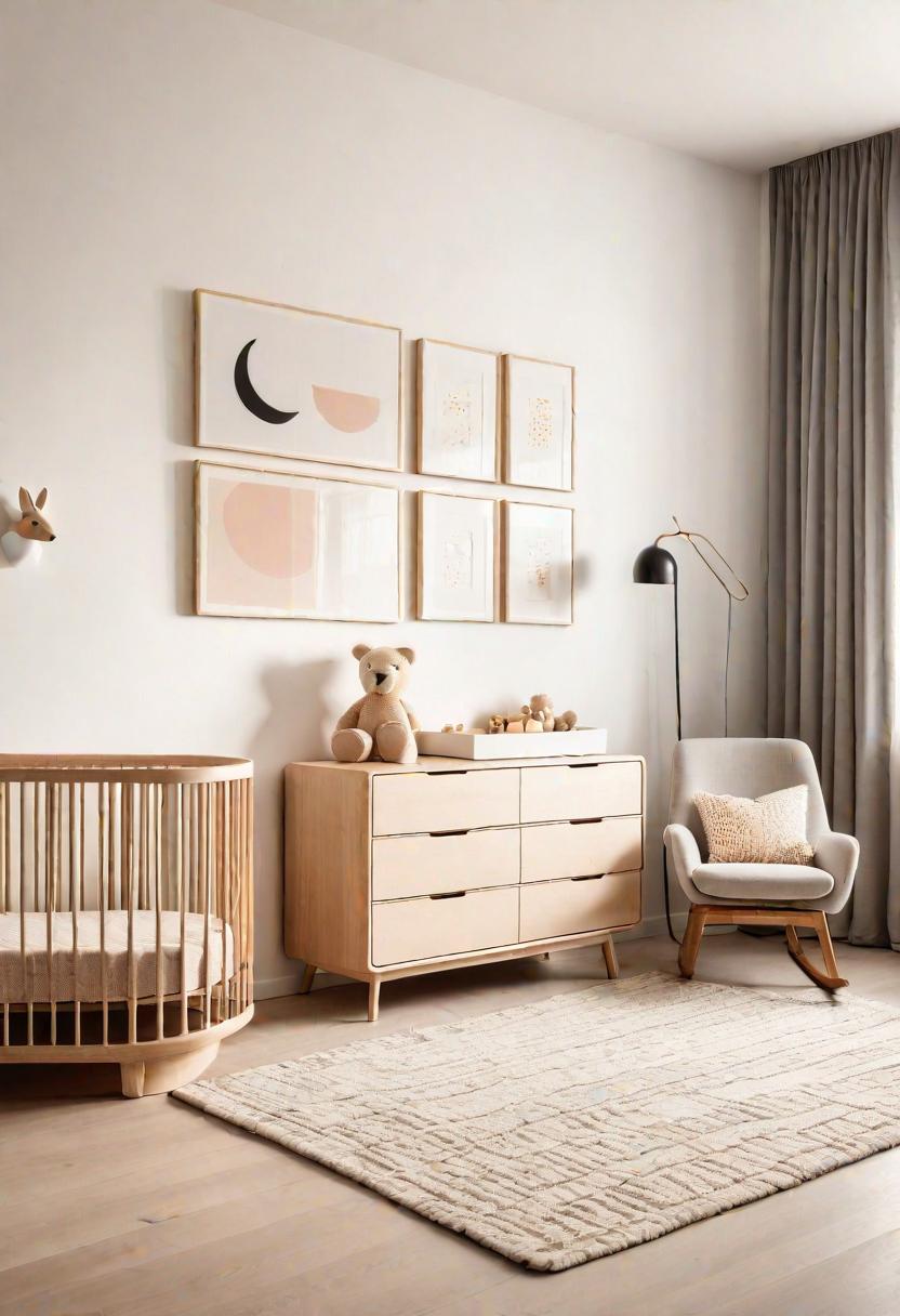 37 Sleek Minimalist Nursery Ideas: Modern, Serene Designs 25 21. Modern Nursery Dresser Trend-0