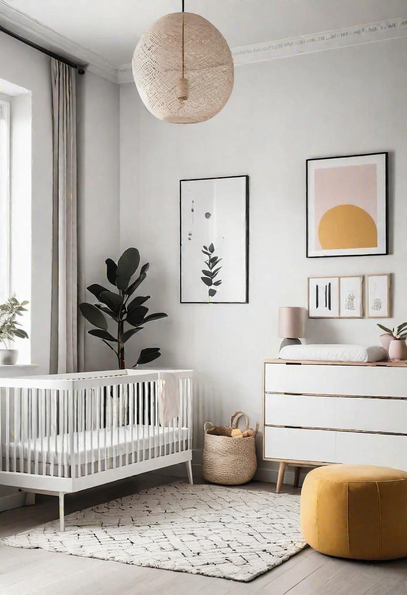 61 Dreamy Nursery Room Inspirations: From Cozy Corners to Whimsical Themes 14 8. Modern Nursery Haven-0