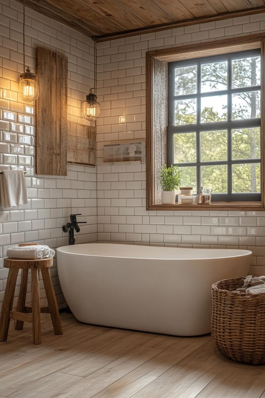 15 new bathroom design trends for 2024 and 2025 44 15. Modern vertical subway tile trend-0