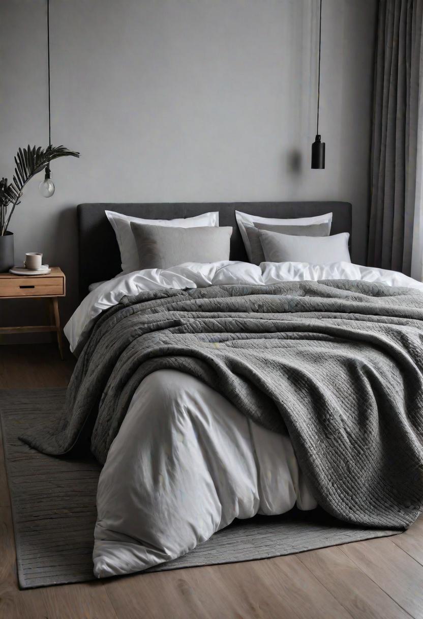 21 Serene minimalist bedroom ideas for 2024 13 11. Monochromatic bed linen set-0