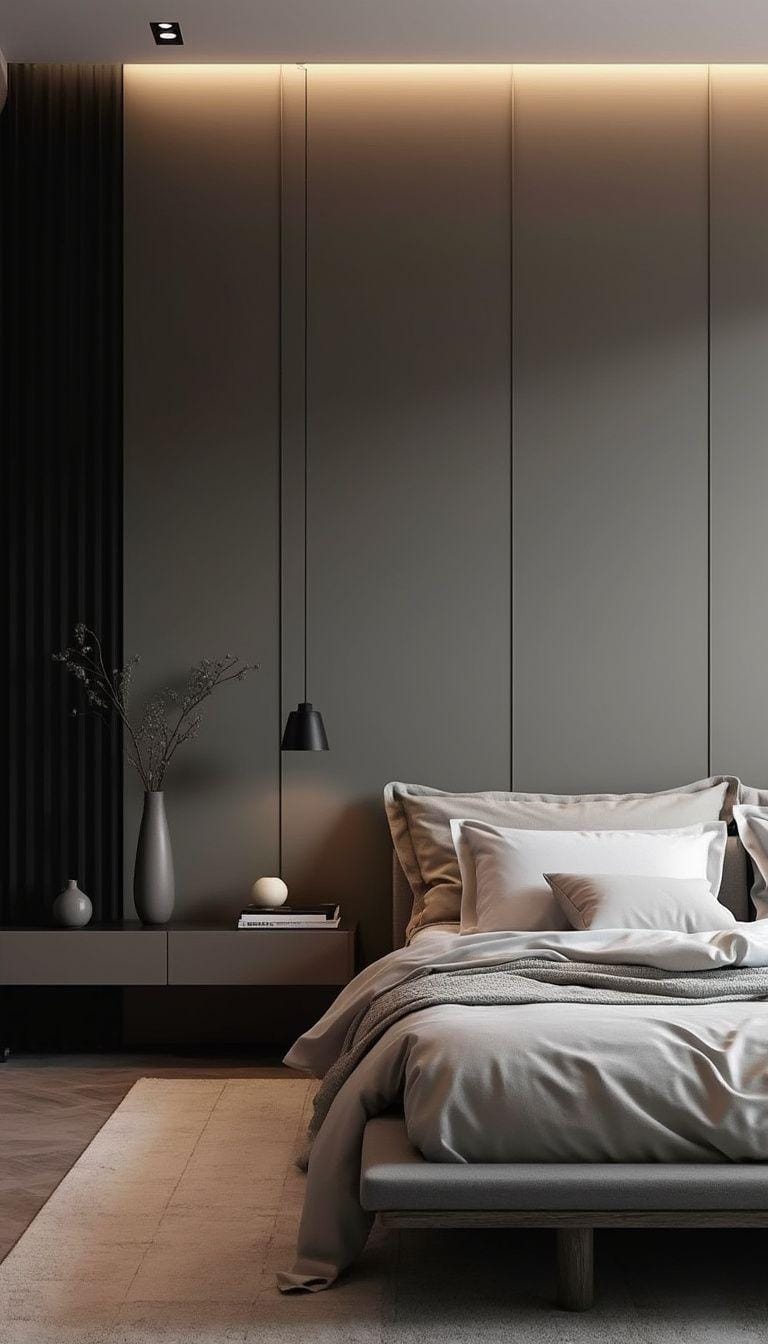 21 modern bedroom ideas for your 2025 makeover 25 7. Monochrome magic with different colors of a color for a coherent Look-0