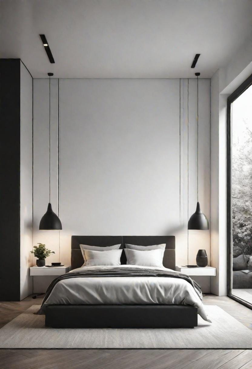 21 modern bedroom ideas for your 2025 makeover 26 7. Monochrome magic with different colors of a color for a coherent Look-1