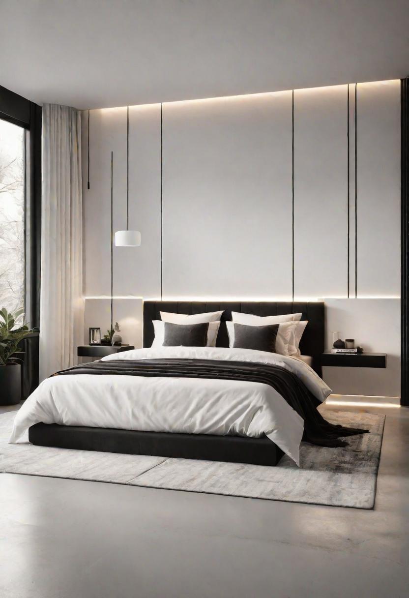 21 modern bedroom ideas for your 2025 makeover 27 7. Monochrome magic with different colors of a color for a coherent Look-2