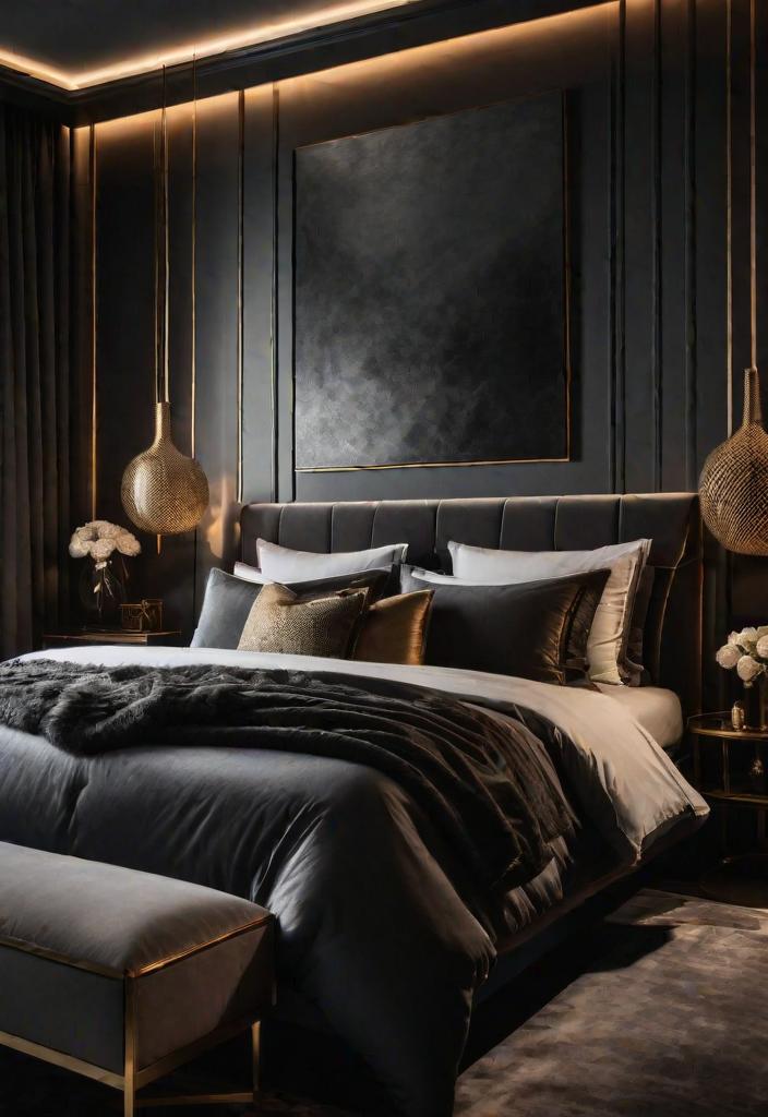 32 bezaubernde launische Schlafzimmerinspirationen 8 6. Moody Schlafzimmer Inspiration-0
