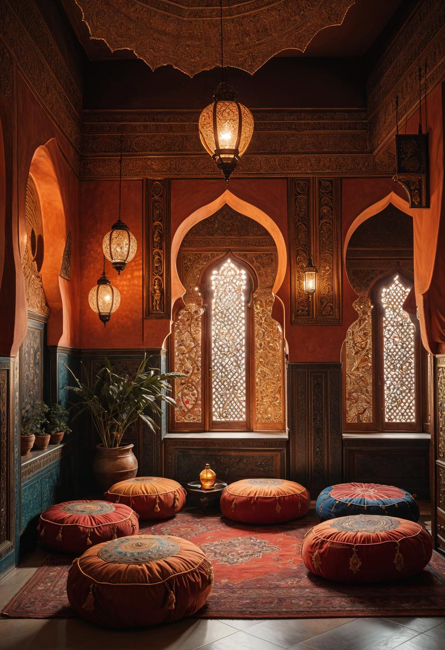 48 Super Cute Dream Room Inspirations for Ultimate Coziness! 30 21. Moroccan Oasis Decor Ideas-1