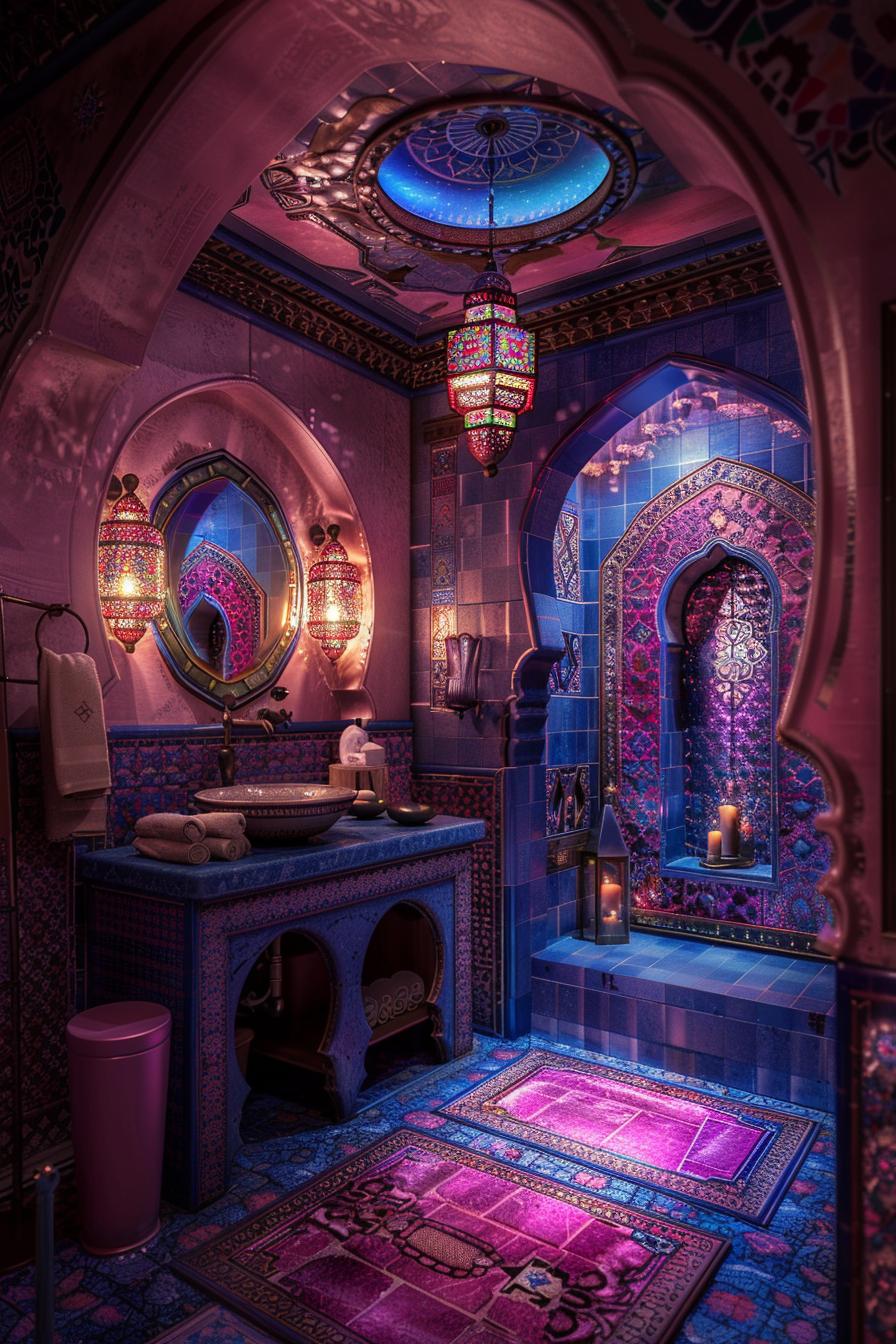 23 dream baths to inspire your creative genius 10 6. Moroccan Spa Sanctuary Oasis-0
