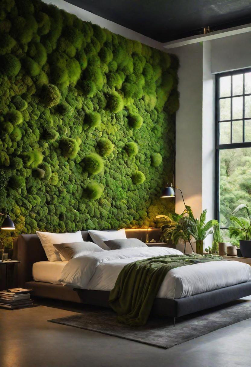 35 Stunning Bedroom Accent Walls for a Cozy Makeover 52 26. Moss Accent Wall Trend-0